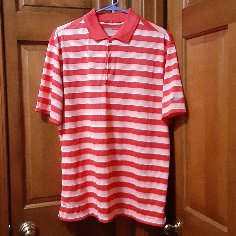 Nike Golf Standard Dri-Fit Stripe Polo Shirt